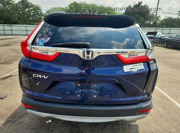 7FARW1H81HE015968 2017 HONDA CR-V Blue უკანა ხედი