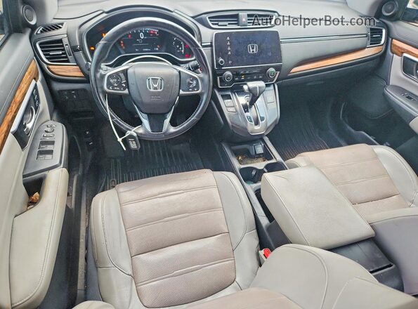 7FARW1H81HE015968 2017 HONDA CR-V Blue წინა პანელის ხედი
