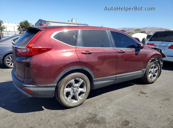 7FARW1H81HE018160 2017 HONDA CR-V Burgundy Rear right