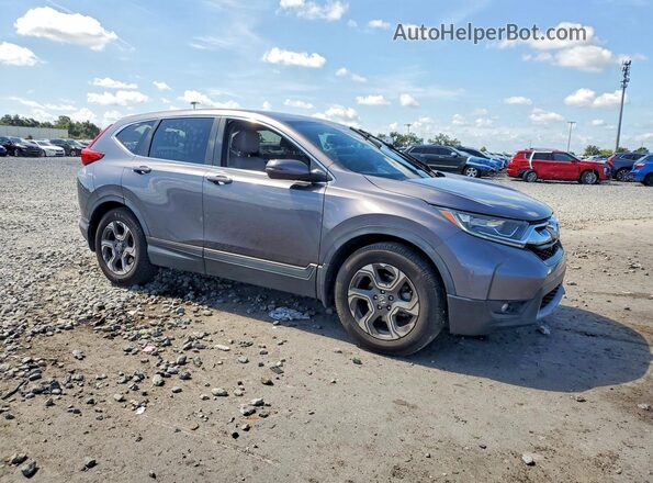7FARW1H81JE044165 2018 HONDA CR-V Charcoal Передня права чверть