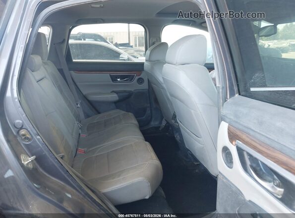 7FARW1H82JE041887 2018 HONDA CR-V Gray Vista de la etiqueta del VIN