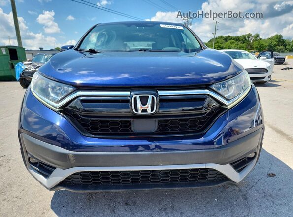 7FARW1H82LE006382 2020 HONDA CR-V Blue Front view