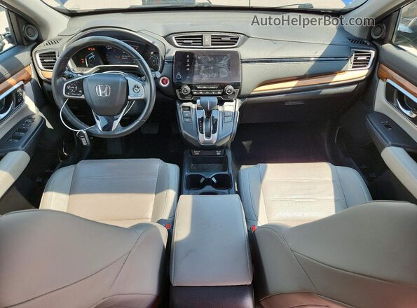 7FARW1H82LE006382 2020 HONDA CR-V Blue Dashboard view