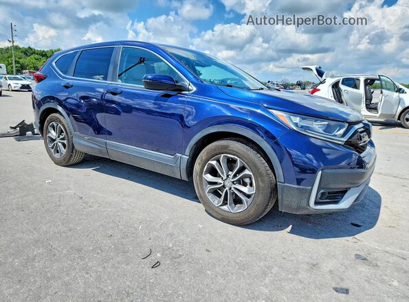 7FARW1H82LE006382 2020 HONDA CR-V Blue Front right