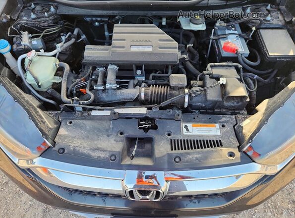 7FARW1H83JE017839 2018 HONDA CR-V Black Rear interior view