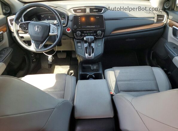7FARW1H83JE023219 2018 HONDA CR-V Gray Vista del salpicadero