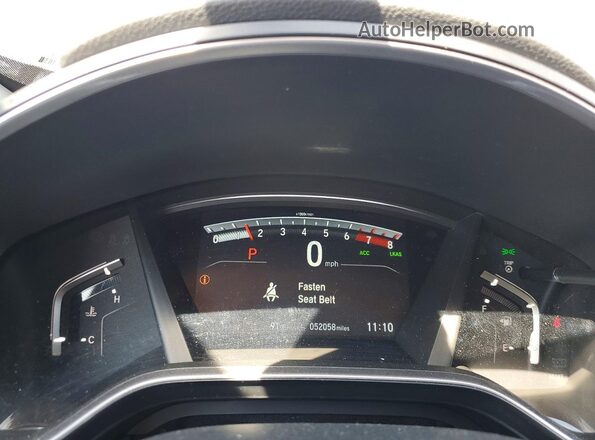 7FARW1H83JE023219 2018 HONDA CR-V Gray Vista del cuadro de instrumentos