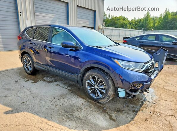7FARW1H83NE015756 2022 HONDA CR-V Blue Przód prawy