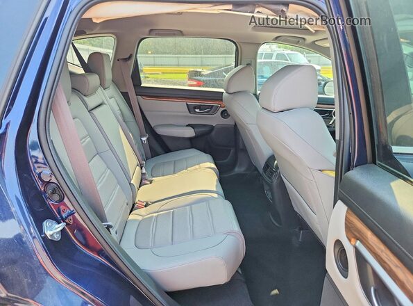 7FARW1H83NE015756 2022 HONDA CR-V Blue Widok tylnych siedzeń