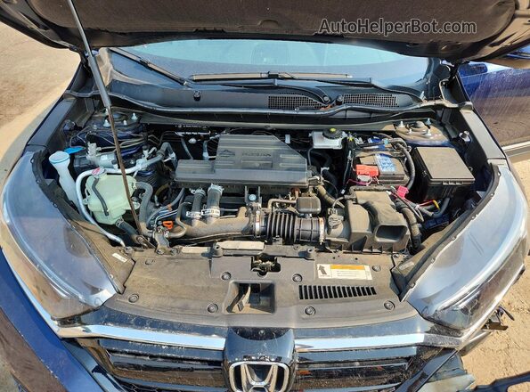 7FARW1H83NE015756 2022 HONDA CR-V Blue Widok wnętrza z tyłu