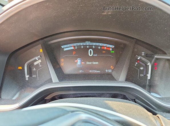 7FARW1H83NE015756 2022 HONDA CR-V Blue Widok zestawu wskaźników