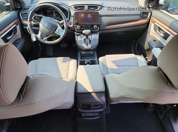 7FARW1H83NE015756 2022 HONDA CR-V Blue Widok deski rozdzielczej