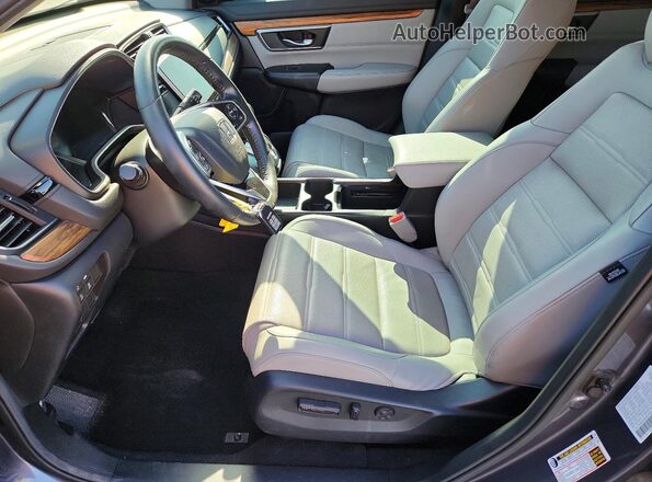 7FARW1H83NE016583 2022 HONDA CR-V Gray Widok wnętrza z przodu