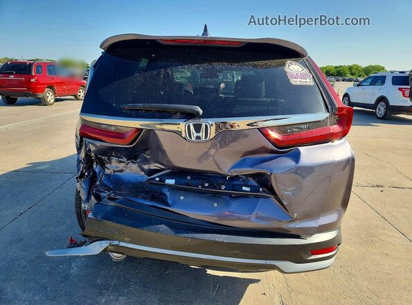 7FARW1H83NE016583 2022 HONDA CR-V Gray Widok z tyłu