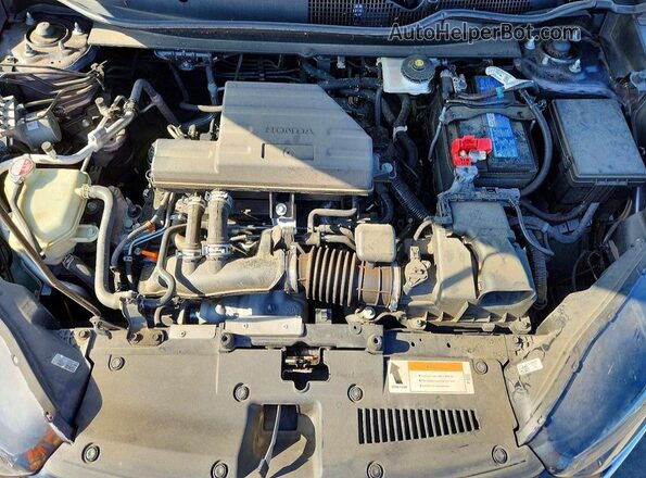 7FARW1H83NE016583 2022 HONDA CR-V Gray Widok wnętrza z tyłu