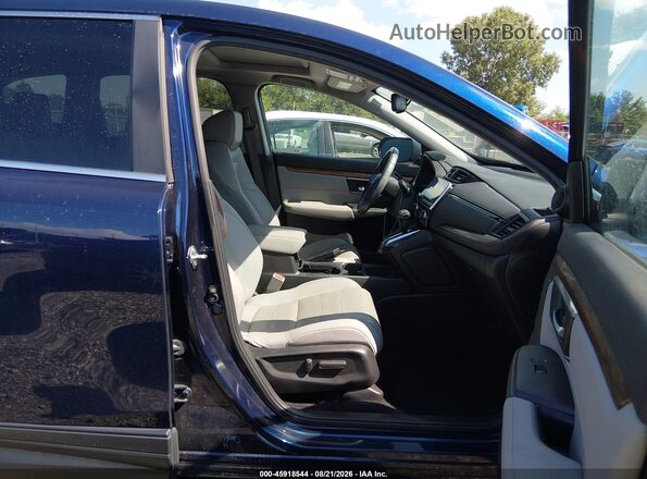 7FARW1H84KE012585 2019 HONDA CR-V Blue წინა სალონის ხედი