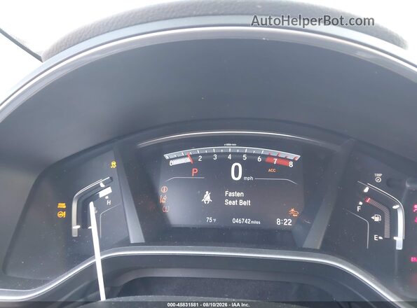 7FARW1H84KE032822 2019 HONDA CR-V White Widok tylnych siedzeń