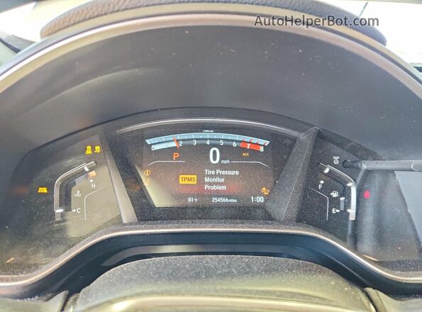 7FARW1H85HE002804 2017 HONDA CR-V Gray Instrument cluster view