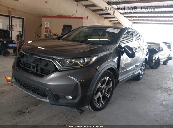 7FARW1H85JE017471 2018 HONDA CR-V Серый Передняя левая четверть