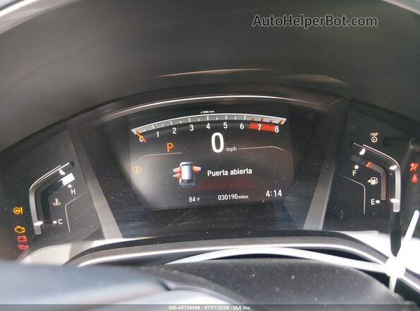 7FARW1H85LE025007 2020 HONDA CR-V Gray Հետևի նստատեղերի տեսք