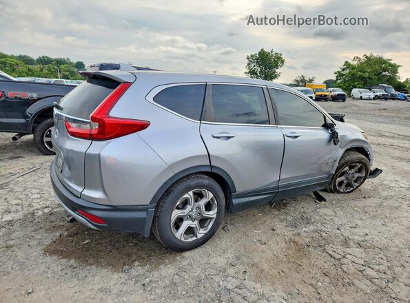 7FARW1H86HE028313 2017 HONDA CR-V Серебряный Задняя правая четверть