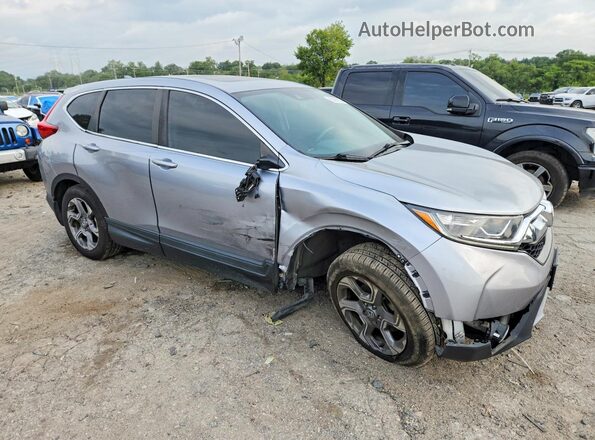 7FARW1H86HE028313 2017 HONDA CR-V Серебряный Передняя правая четверть