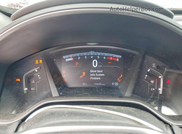 7FARW1H86LE010399 2020 HONDA CR-V Синий Вид щитка приборов