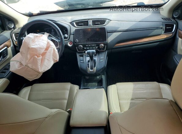 7FARW1H86ME001834 2021 HONDA CR-V Белый Вид панели приборов