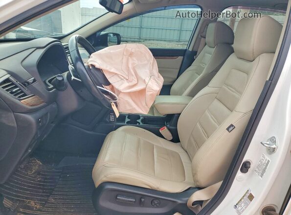 7FARW1H86ME001834 2021 HONDA CR-V Белый Вид салона спереди