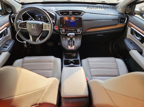 7FARW1H87HE018597 2017 HONDA CR-V Charcoal Առջևի վահանակի տեսք