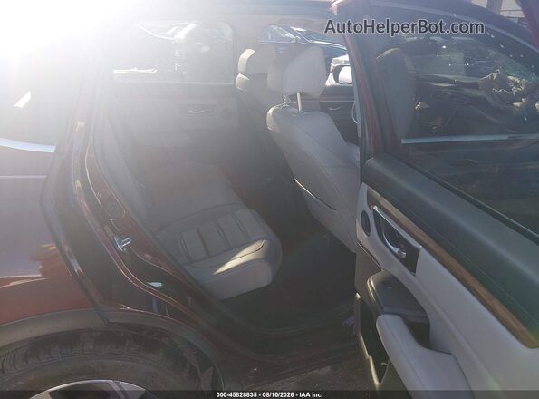 7FARW1H87JE021179 2018 HONDA CR-V Maroon Vista de la etiqueta del VIN