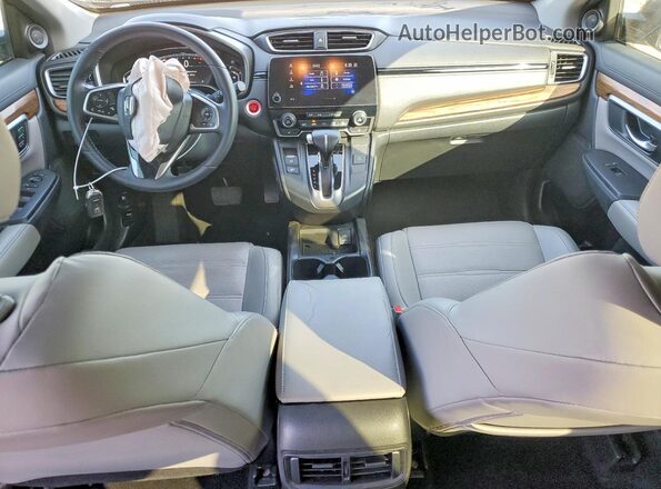 7FARW1H88HE011464 2017 HONDA CR-V Серый Вид панели приборов