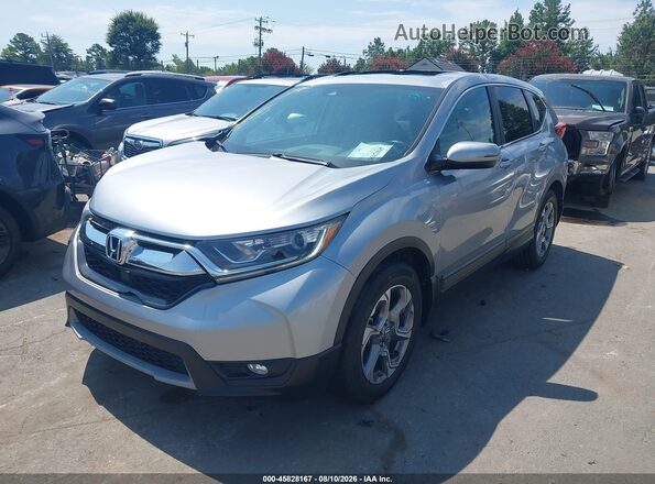 7FARW1H89HE009934 2017 HONDA CR-V Серебряный Передняя левая четверть