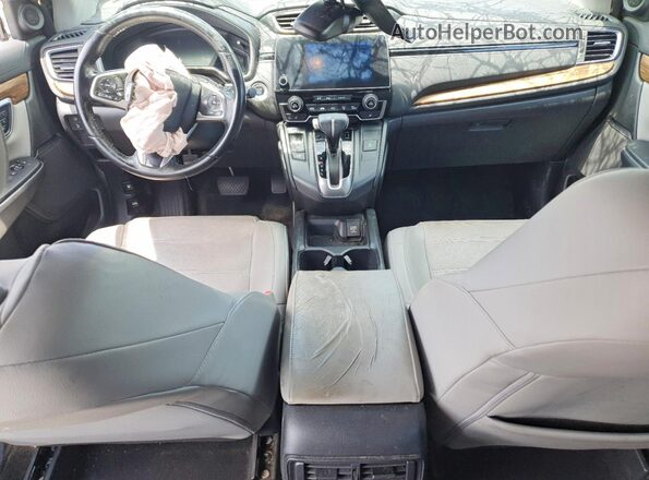 7FARW1H89HE037720 2017 HONDA CR-V Gray Вид панелі приладів