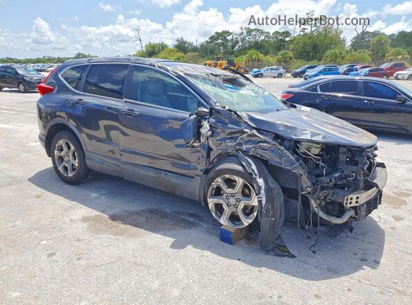 7FARW1H89HE037720 2017 HONDA CR-V Gray Передня права чверть