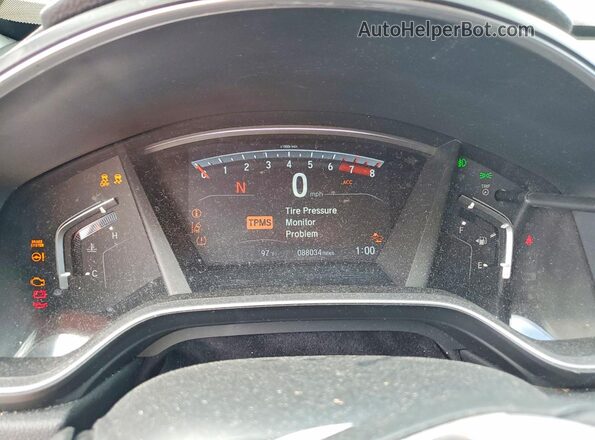 7FARW1H8XHE008033 2017 HONDA CR-V Charcoal Вид щитка приладів