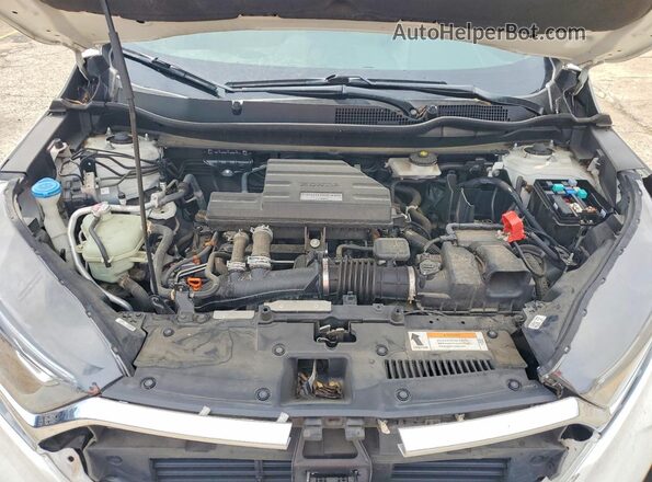 7FARW1H8XKE021436 2019 HONDA CR-V White Widok wnętrza z tyłu