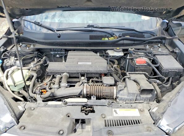 7FARW1H8XKE022165 2019 HONDA CR-V Black უკანა სალონის ხედი