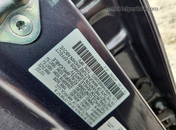 7FARW1H8XNE024972 2022 HONDA CR-V Gray Widok naklejki z numerem VIN
