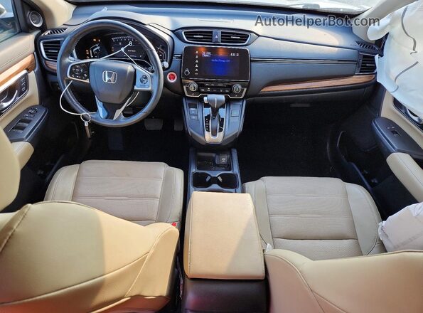 7FARW1H91KE013279 2019 HONDA CR-V White Vista del salpicadero