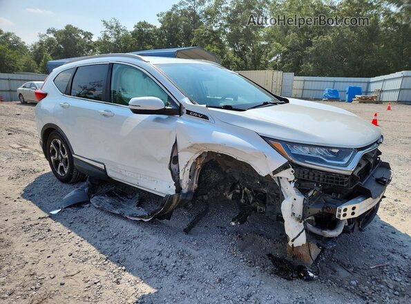 7FARW1H91KE013279 2019 HONDA CR-V White Delantero derecho