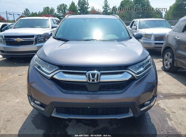 7FARW1H93HE025149 2017 HONDA CR-V Gray Widok zestawu wskaźników