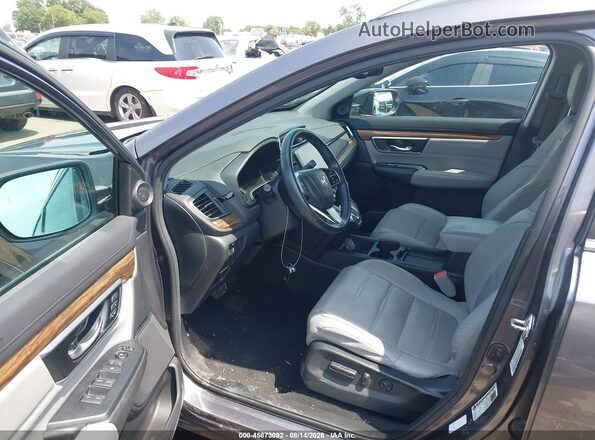 7FARW1H93HE025149 2017 HONDA CR-V Gray Widok wnętrza z przodu