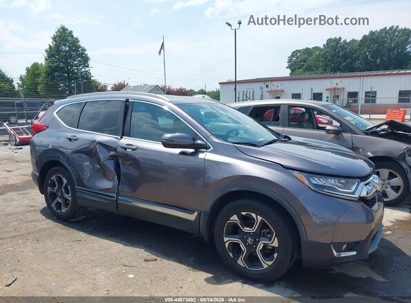 7FARW1H93HE025149 2017 HONDA CR-V Gray Widok wnętrza z tyłu