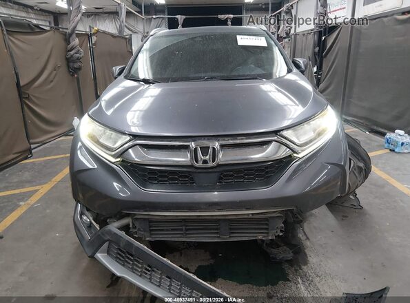 7FARW1H95HE034984 2017 HONDA CR-V Gray Вид щитка приладів