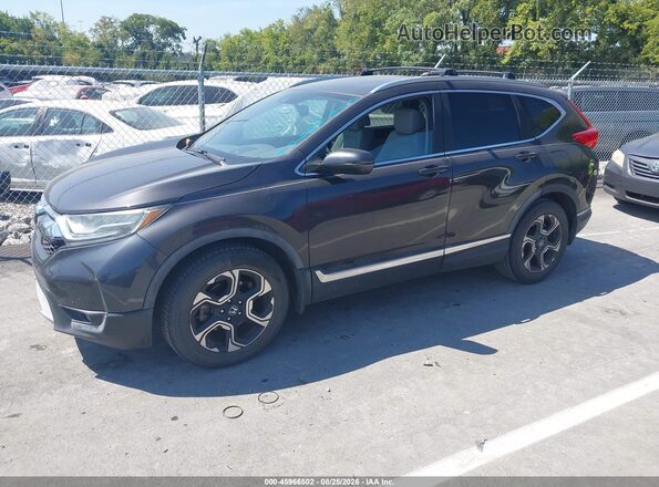 7FARW1H98HE033327 2017 HONDA CR-V Черный Передняя левая четверть