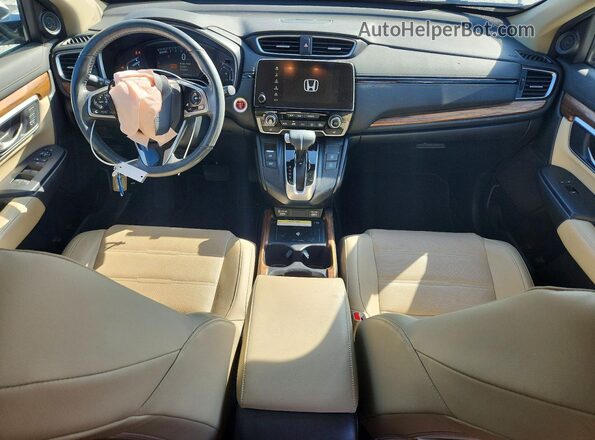 7FARW1H9XME002896 2021 HONDA CR-V Белый Вид панели приборов