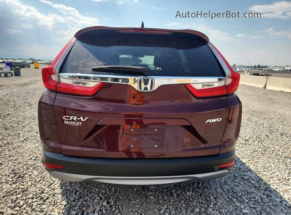 7FARW2H50KE049449 2019 HONDA CR-V Burgundy Widok z tyłu