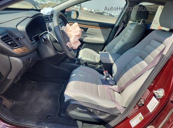 7FARW2H50KE049449 2019 HONDA CR-V Burgundy Widok wnętrza z przodu