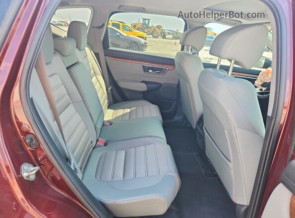 7FARW2H50KE049449 2019 HONDA CR-V Burgundy Widok wnętrza z tyłu